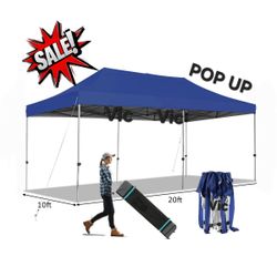 Canopy Ez Up 10x20 Waterproof Canopy Party Tent brand New Blue