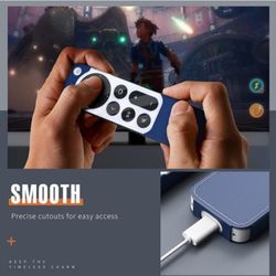 TiMOVO Protective Case Compatible with 2021 Apple TV 4K Siri Remote(2nd Generation), Shockproof Transparent PVC Skin,