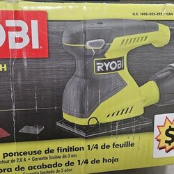Used Ryobi 1/4" sheet finish sander