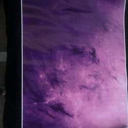 Purple Wall Poster