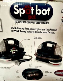 Spot bot deep cleaner used once.