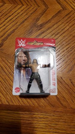 AJ Styles, WWE 3" Action Figure Mattel Wrestling New Sealed Micro Collection