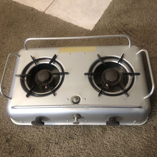 Vintage Kenyon Homestrand Marine Alcohol 2 Burner Stove for Sale in