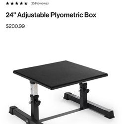 Brands New Titan Adjustable Plyo Step/box