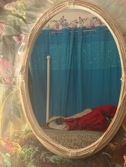 Large Oval Wall mounted Mirror for Sale! 🪞