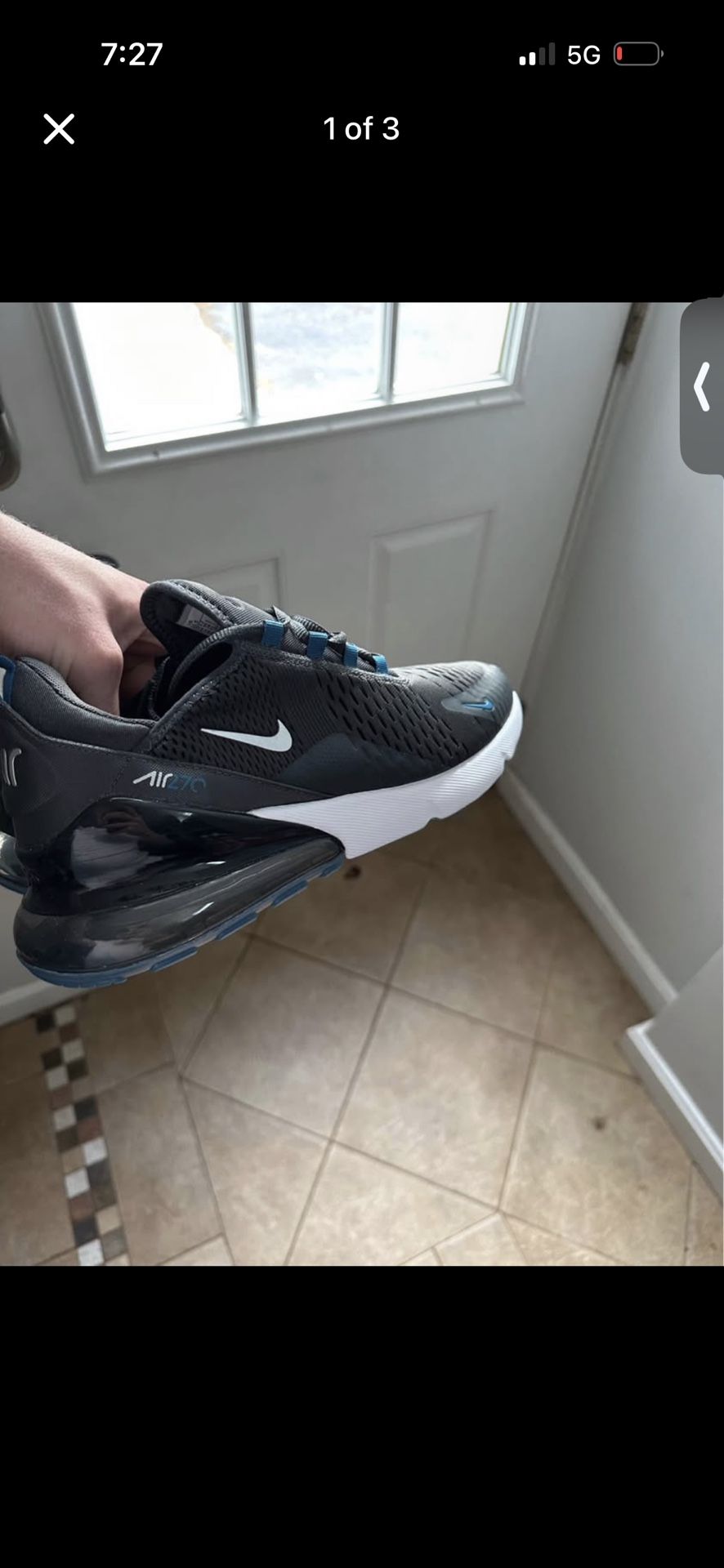 size 10.5 Nike Air Max 270