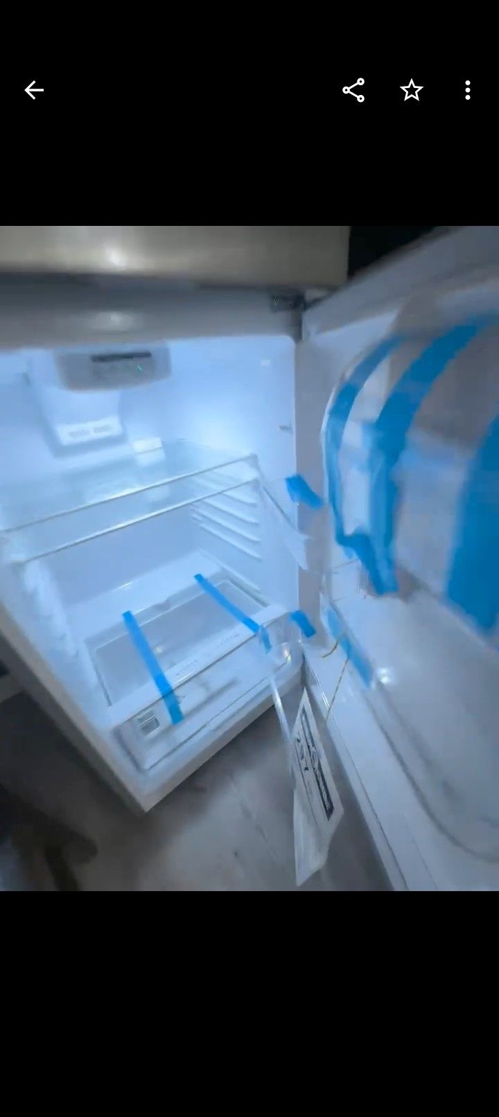 Insignia Stainless Steel Refrigerator Unused Brand New 