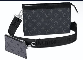 Louis Vuitton Gaston Wearable Wallet Monogram Eclipse Canvas