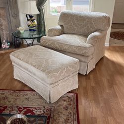 Chair & Ottoman From Betty M Showroom In Merchandise Mart 