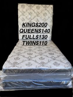 Mattresses King Queen Full Twin