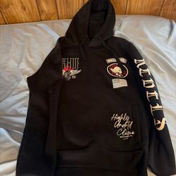 black and white small hoodie