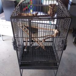 Big Metal Birds Cage L24 W20 H60