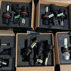 H11H8 H9 9006 63 9005 Hb4 H13 9007 H1 9004 H4 880 LED Bulbs Bombillas Focos Luces Chevy Gmc Ford Toyota Dodge Pontiac Chevrolet Honda Ram Jeep