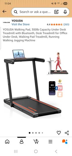 Yosuda Foldable Walking Pad Under desk treadmill with bluetooth like new