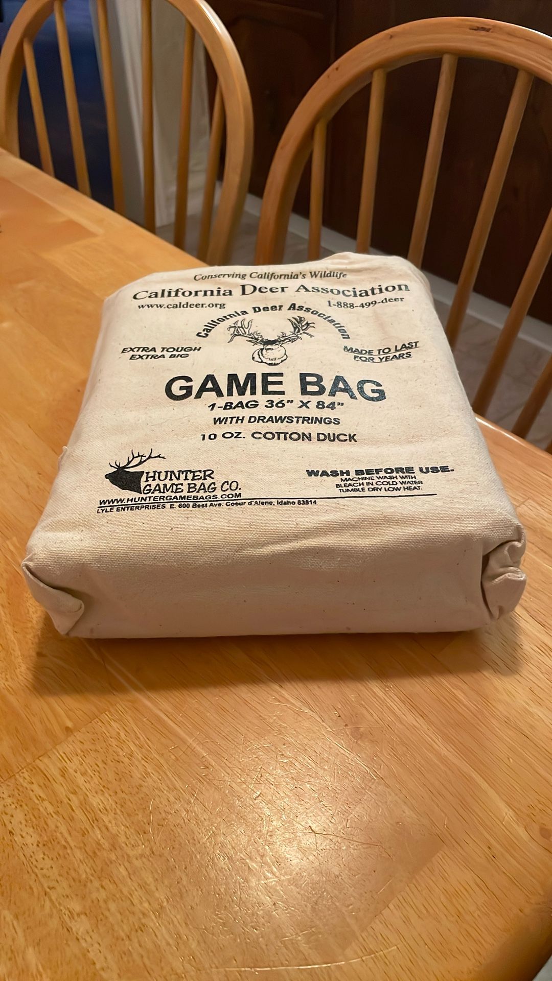 Cal. Deer Asso. Game Bag