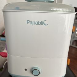 papablic baby bottle steam sterilizer and dryer