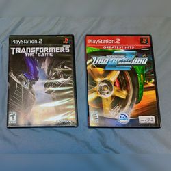 Games PS2 Need For Speed Underground 2 + Transformes 