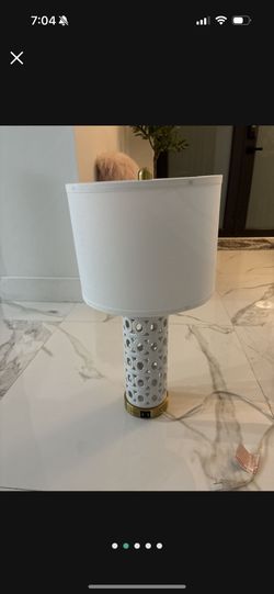 White New Table Lamp $45