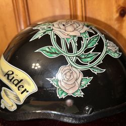 Women’s DOT Pink Rose Lady Rider Motorcycle Helmet $45 OBO 