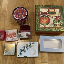 New Holiday Gift Boxes Lot