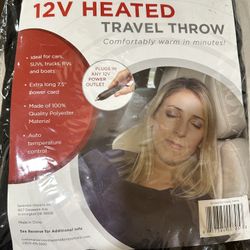 Car 12V Heated Travel Blanket