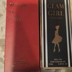 Madison De Paris and Glam Girl Oil Perfume NEW