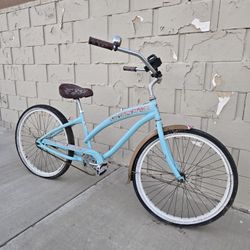 Woman Bike Beach Cruiser  Needs Tires