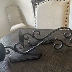 Pair of Gorgeous PartyLite Hearthside wrought iron wall sconces