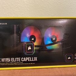 “NEW” Corsair iCue H115i Elite PC-Water Cooler 