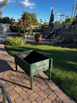 Forest Green Garden Crate