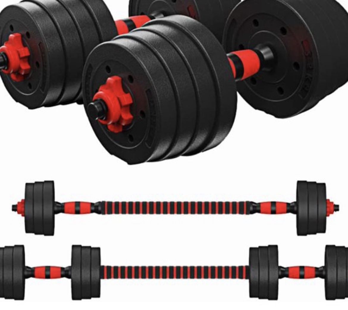 66lbs Adjustable Dumbell Weight Set