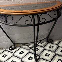 Table With Matching Mirror 