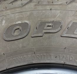 2 Toyo All Terrain RTs 37/12.50/17