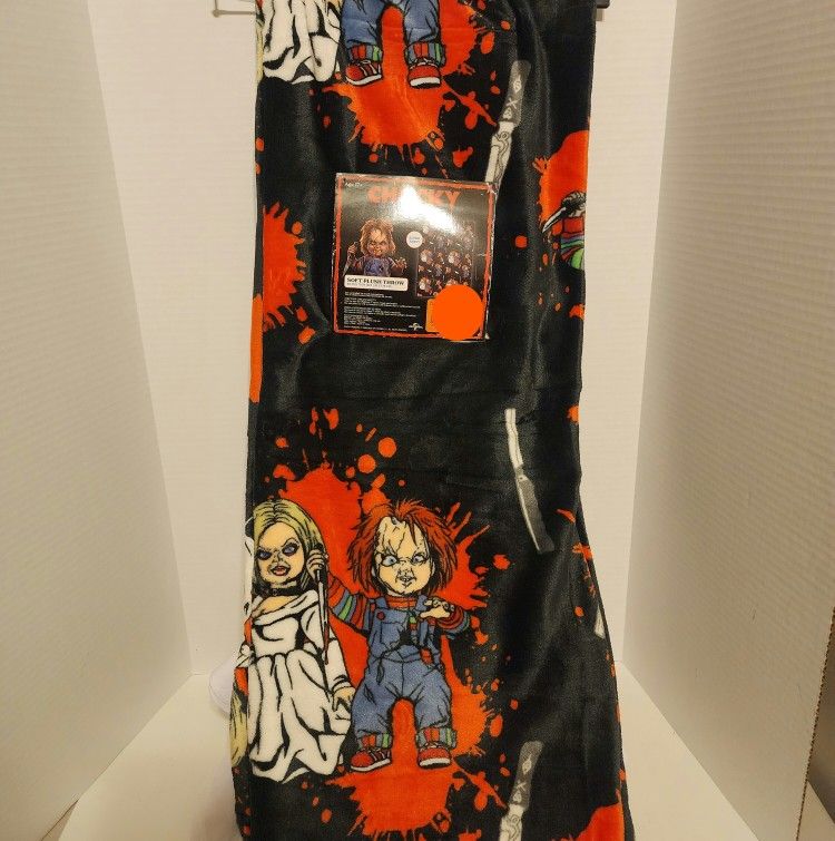 Halloween Chucky Blanket