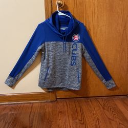 Cubs Hooded Long Sleeve Shirt