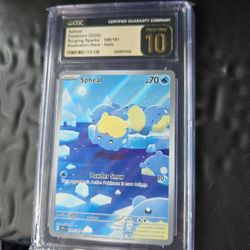 Pokemon CGC Pristine Slabs