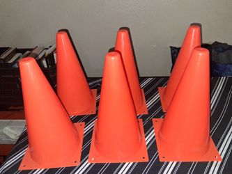 Small orange cones