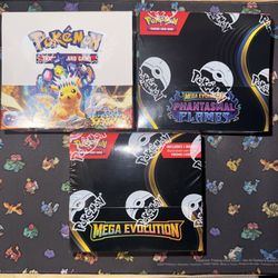 Phantasmal Flames , Mega , Surging Sparks Booster Box