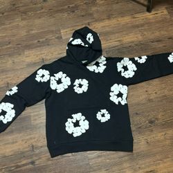 Denim Tears Hoodie Black Medium