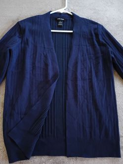 Select + Trend Navy Blue Open-Front Cardigan