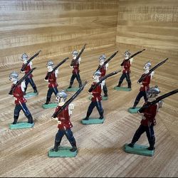 Lot of “10” Antique / Vintage Original Lead Toy Soldiers
