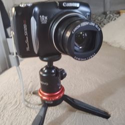 Canon camara  powershot SX120 IS  10x optical zoom