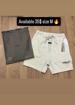 White essentials shorts size M