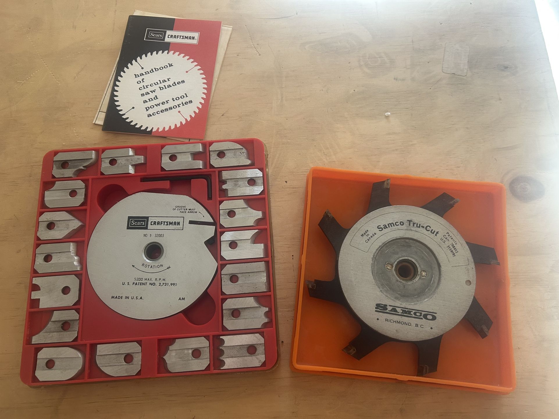 Craftsman Circular Saw Blade Accessory Kit + Samco Tru-Cut Adjustable Dado Blade