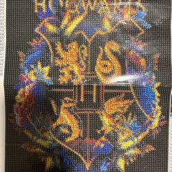Colorful Hogwarts Crest Diamond Painting 🪄 ✨