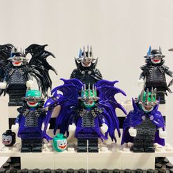Joker Demon Knights 6pc Batman Minifigures LEGO Compatible