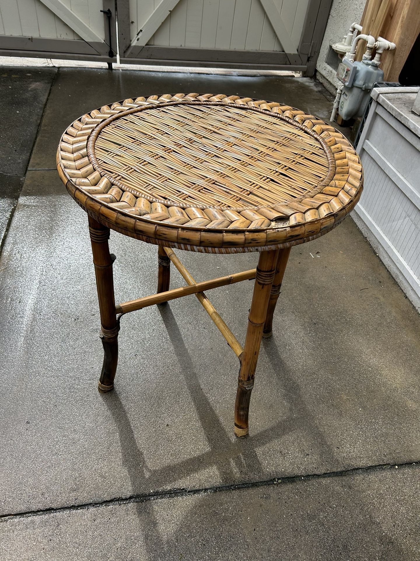 Bamboo Accent Table