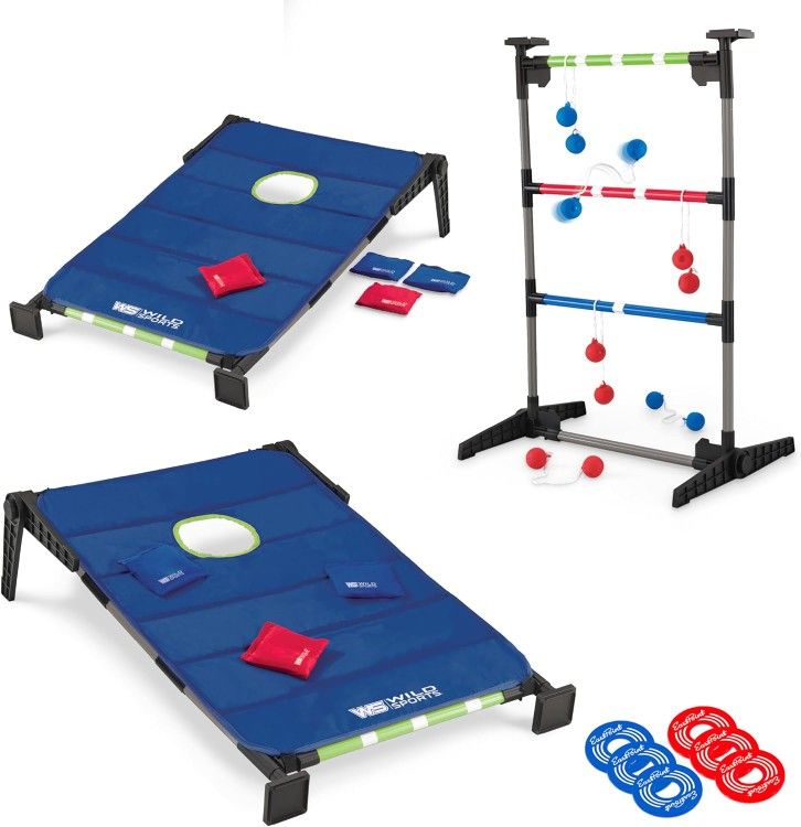Outdoor Game Set Cornhole Washer Toss