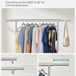 Industrial Steel Clothing Rack (Up to 300lb)