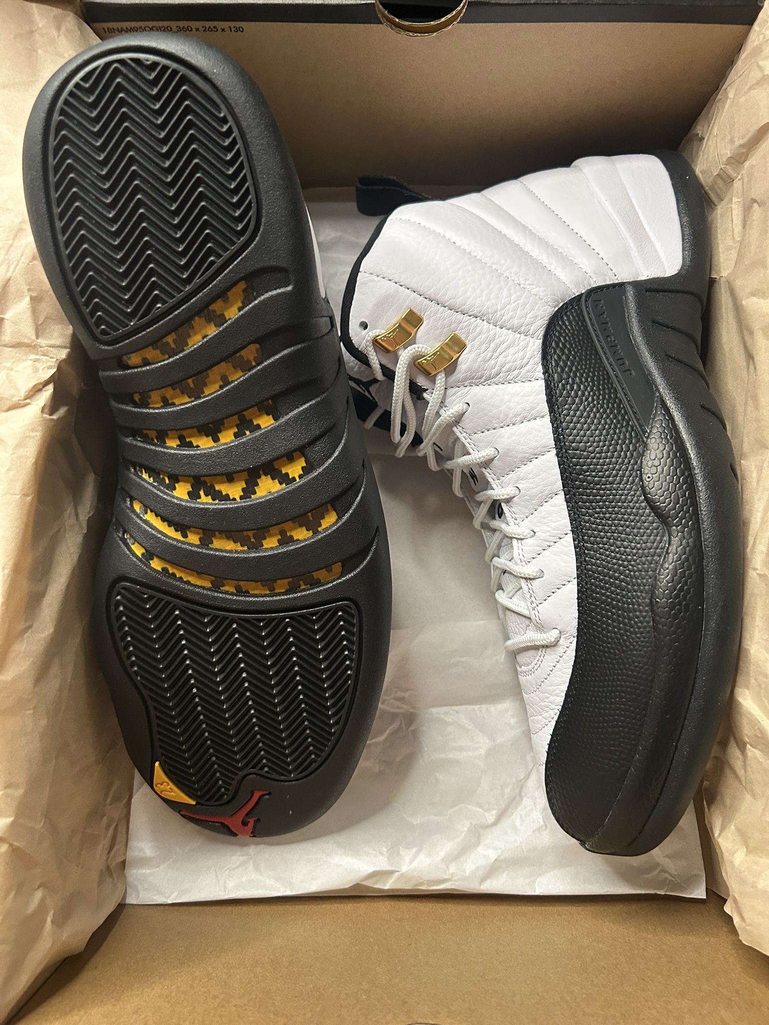 Jordan 12 Taxi Size 11 New